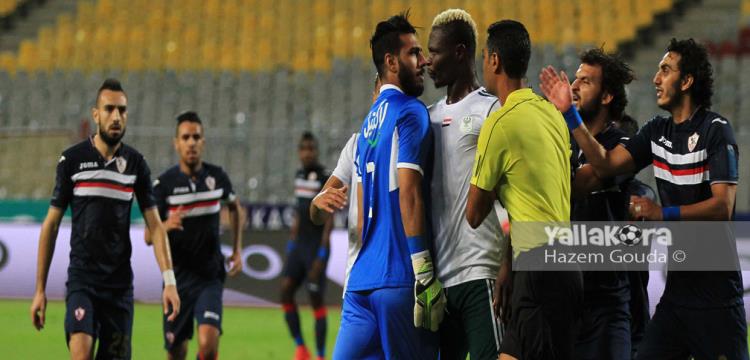 مشادة المصري والزمالك مشادة المصري والزمالك